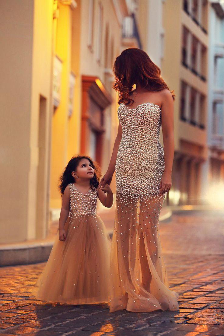 mommy and me gown